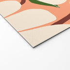 Wild Daisies - peach Welcome Mat Gallery Image 2