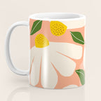 Wild Daisies - peach Coffee Mug Gallery Image 3