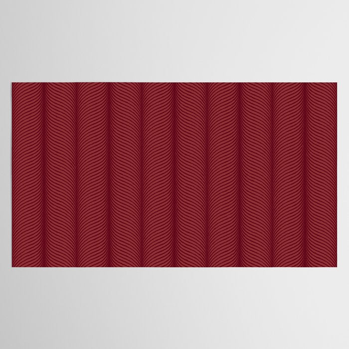 Elysian IV Ruby Red Tablecloth Gallery Image 2