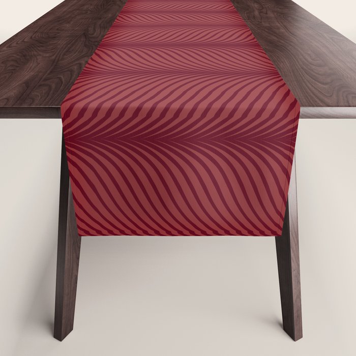 Elysian IV Ruby Red Table Runner Gallery Image 1