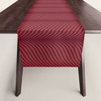 Elysian IV Ruby Red Table Runner Gallery Image 1