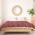 Elysian IV Ruby Red Duvet Cover Gallery Image 3