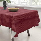 Elysian IV Ruby Red Tablecloth Gallery Image 3