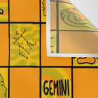 Gemini Checkered Print Wall Tapestry Gallery Image 3