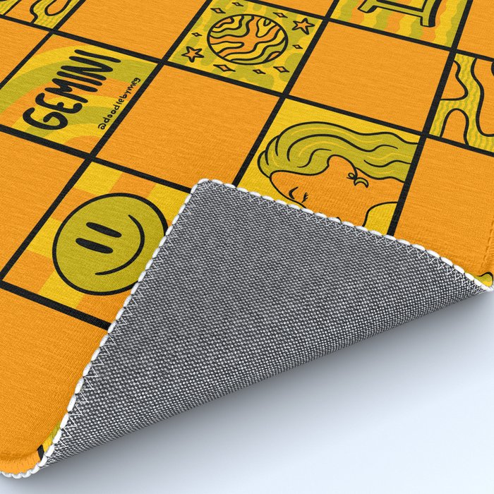 Gemini Checkered Print Rug Gallery Image 4