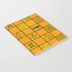 Gemini Checkered Print Notebook Gallery Image 2