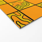 Gemini Checkered Print Welcome Mat Gallery Image 2