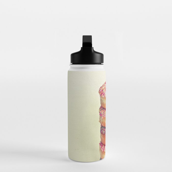 Stack of Donuts Water Bottle Gallery Image 3