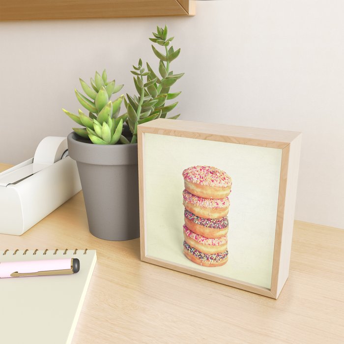 Stack of Donuts Mini Art Print Gallery Image 2