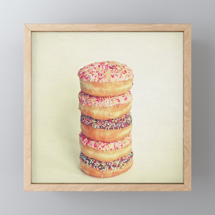 Stack of Donuts Mini Art Print Gallery Image 1
