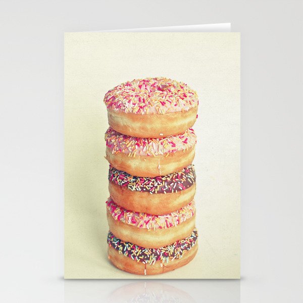 Stack of Donuts Stationery Card Gallery Image 2