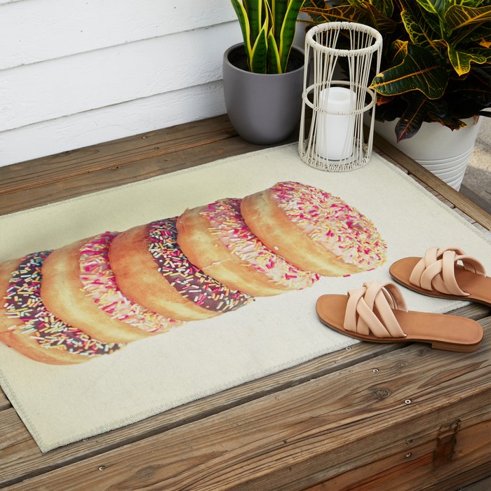 Stack of Donuts Outdoor Rug Gallery Image 2