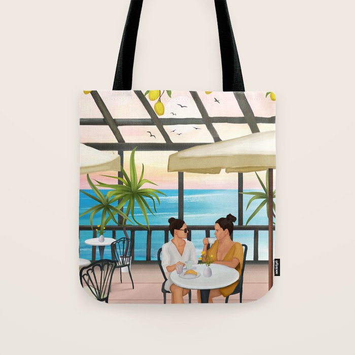 Beneath the Lemon Canopy Tote Bag Gallery Image 1