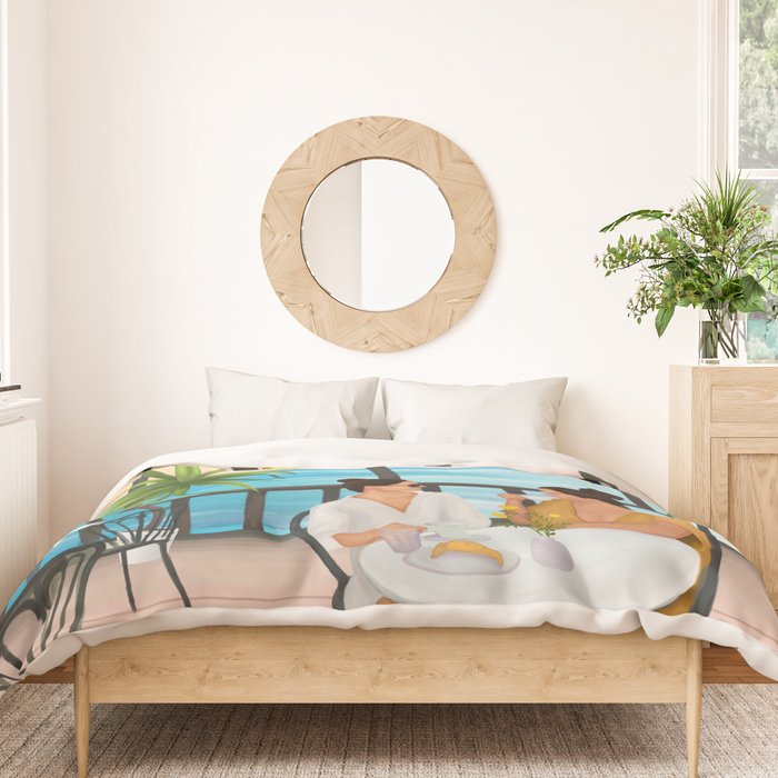 Beneath the Lemon Canopy Duvet Cover Gallery Image 3