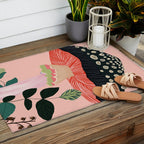 Garden Mushroom Outdoor Rug Gallery Image 2