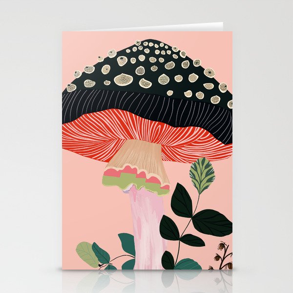 Garden Mushroom Stationery Card Gallery Image 2