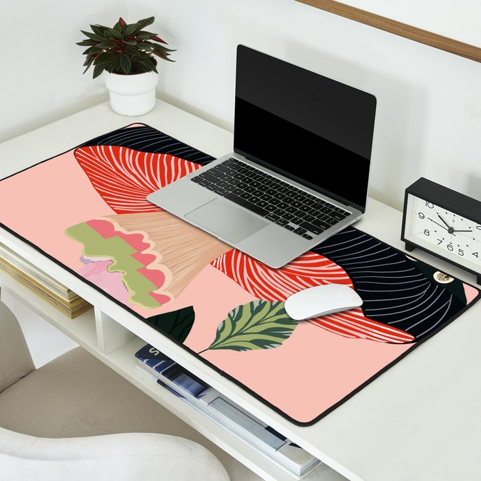 Garden Mushroom Desk Mat Gallery Image 2