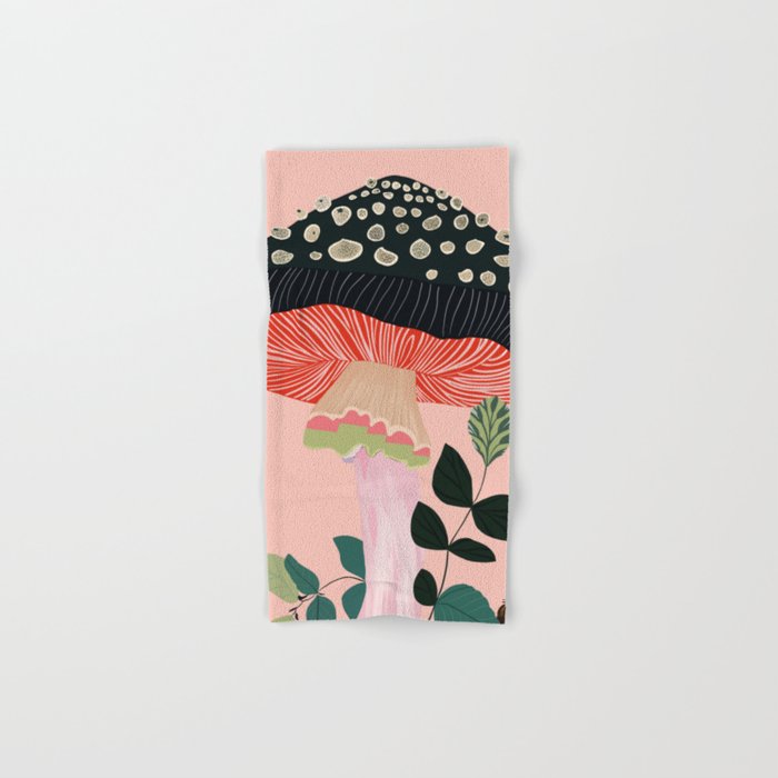 Garden Mushroom Bath Towel Gallery Image 1