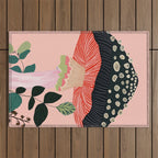 Garden Mushroom Outdoor Rug Gallery Image 1