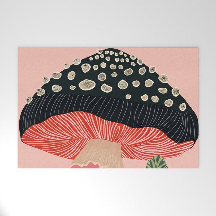 Garden Mushroom Welcome Mat Gallery Image 1