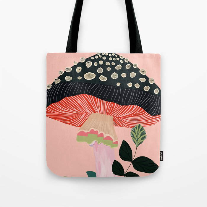 Garden Mushroom Tote Bag Gallery Image 1