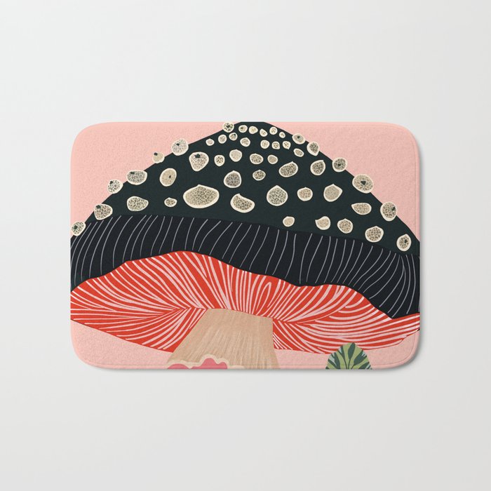 Garden Mushroom Bath Mat Gallery Image 1
