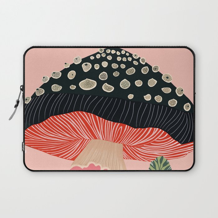 Garden Mushroom Laptop Sleeve Gallery Image 1