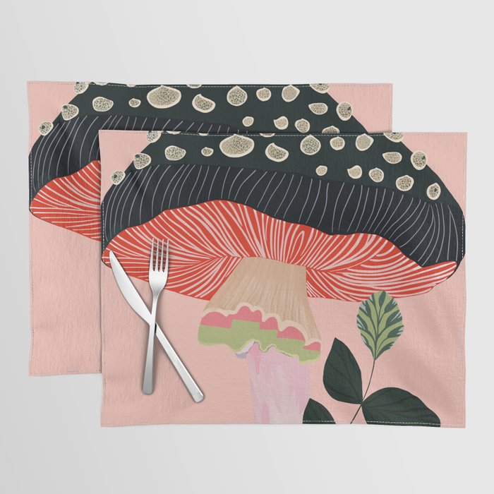 Garden Mushroom Placemat Gallery Image 1