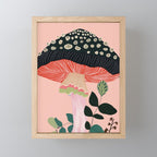 Garden Mushroom Mini Art Print Gallery Image 1