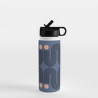 Abstraction_NEW_SUN_BLUE_LINE_POP_ART_Minimalism_0222A Water Bottle Gallery Image 1