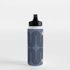 Abstraction_NEW_SUN_BLUE_LINE_POP_ART_Minimalism_0222A Water Bottle Gallery Image 3