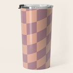 Wavy Dusty Mauve x Whipped Peach Travel Mug Gallery Image 3