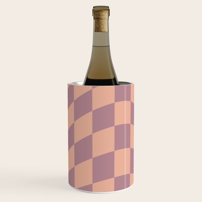 Wavy Dusty Mauve x Whipped Peach Wine Chiller Gallery Image 3