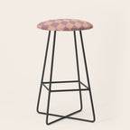 Wavy Dusty Mauve x Whipped Peach Stool Gallery Image 1