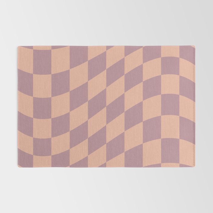 Wavy Dusty Mauve x Whipped Peach Rug Gallery Image 2