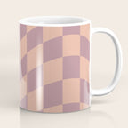 Wavy Dusty Mauve x Whipped Peach Coffee Mug Gallery Image 1