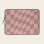 Wavy Dusty Mauve x Whipped Peach Laptop Sleeve Gallery Image 1