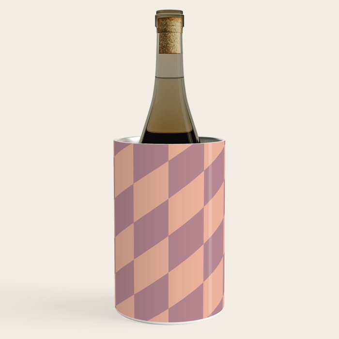 Wavy Dusty Mauve x Whipped Peach Wine Chiller Gallery Image 1