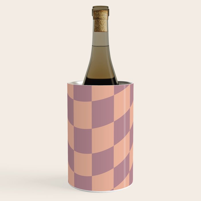 Wavy Dusty Mauve x Whipped Peach Wine Chiller Gallery Image 2