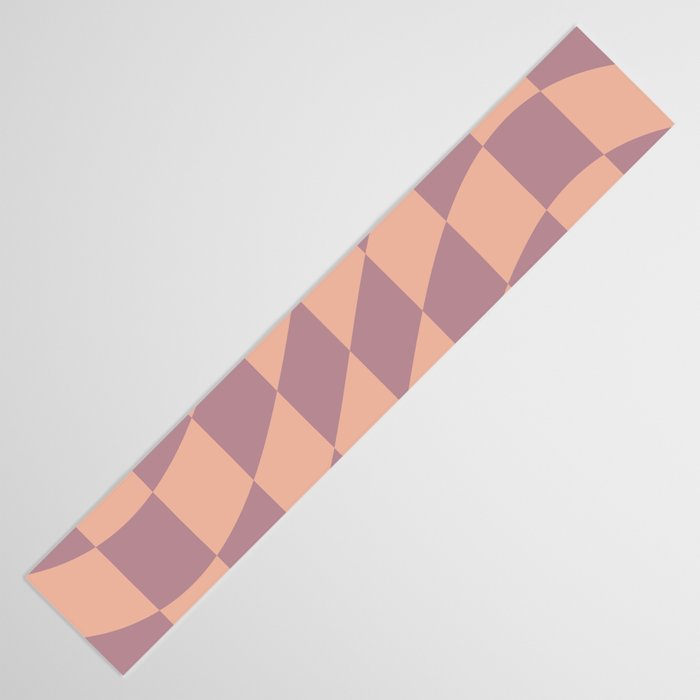 Wavy Dusty Mauve x Whipped Peach Table Runner Gallery Image 3