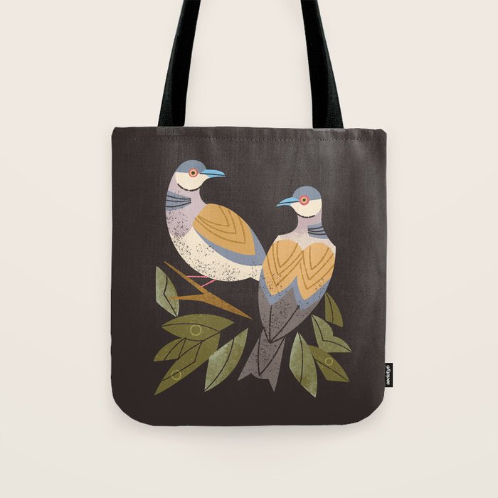 Two Turtle Doves Tote Bag Gallery Image 1