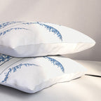 Blue flowers 2 Pillow Sham Gallery Image 3