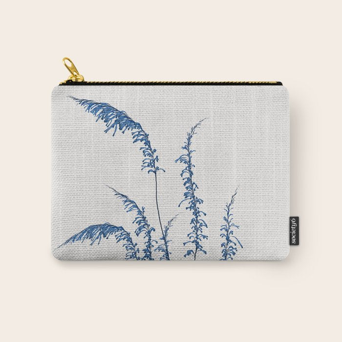 Blue flowers 2 Carry All Pouch Gallery Image 1