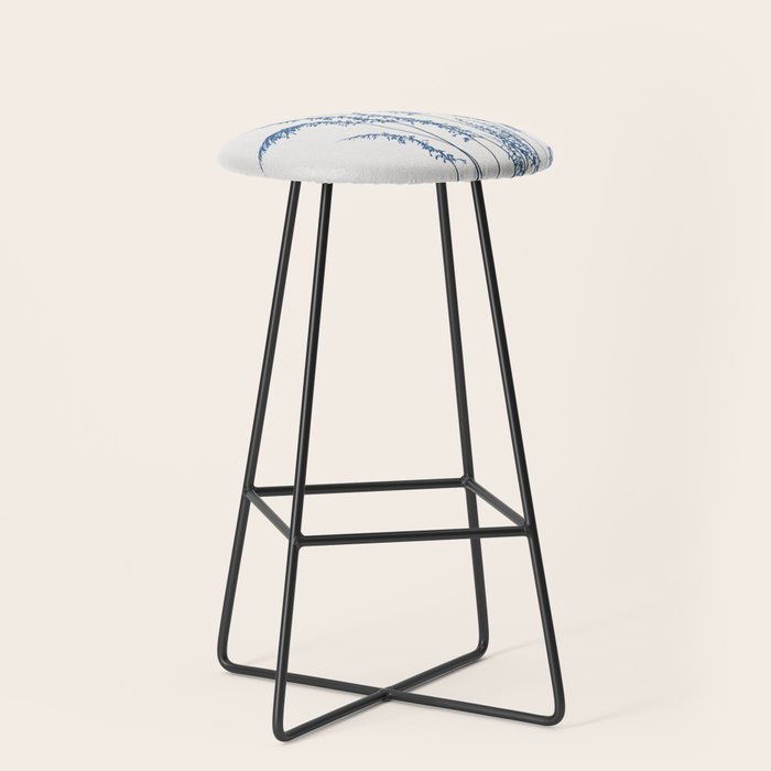 Blue flowers 2 Stool Gallery Image 1