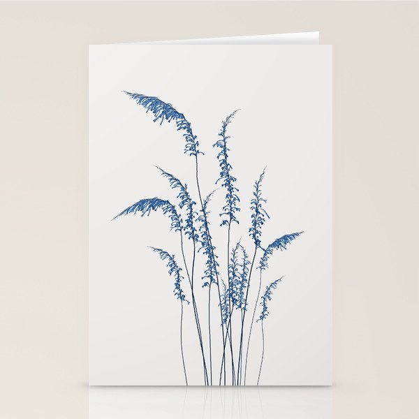 Blue flowers 2 Stationery Card Gallery Image 1