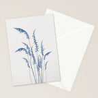 Blue flowers 2 Stationery Card Gallery Image 2