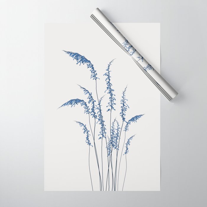 Blue flowers 2 Wrapping Paper Gallery Image 1