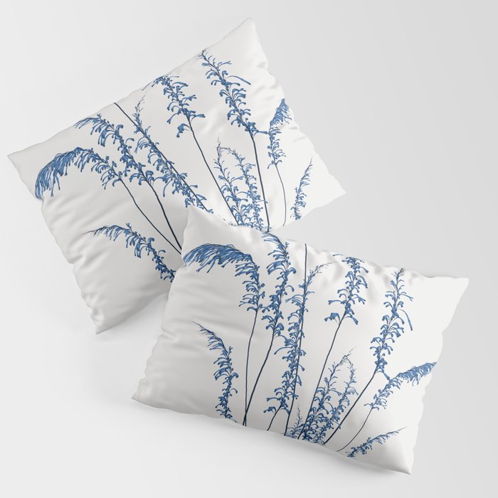 Blue flowers 2 Pillow Sham Gallery Image 3