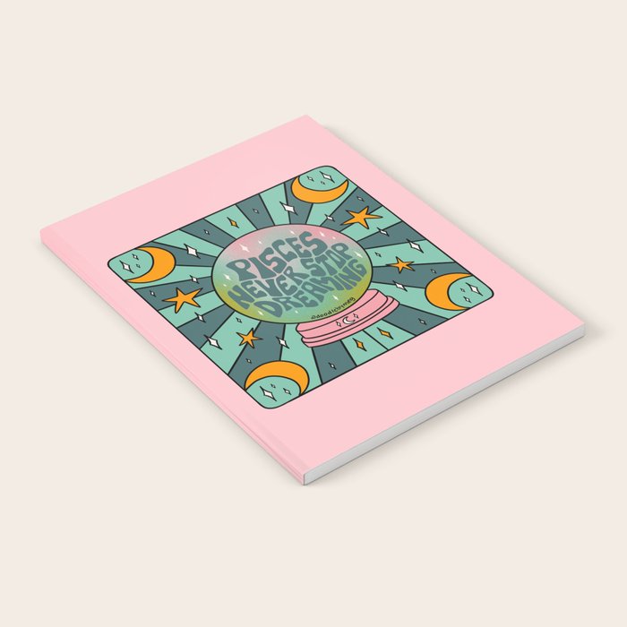 Pisces Crystal Ball Notebook Gallery Image 2