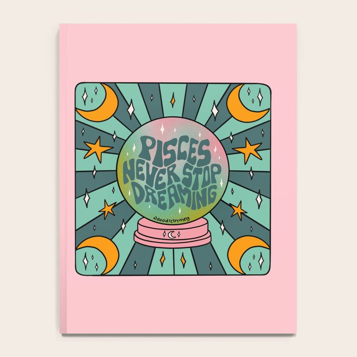 Pisces Crystal Ball Notebook Gallery Image 4